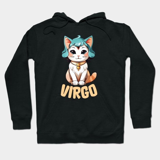 Virgo Zodiac Sign Hoodie by ElCrocodel